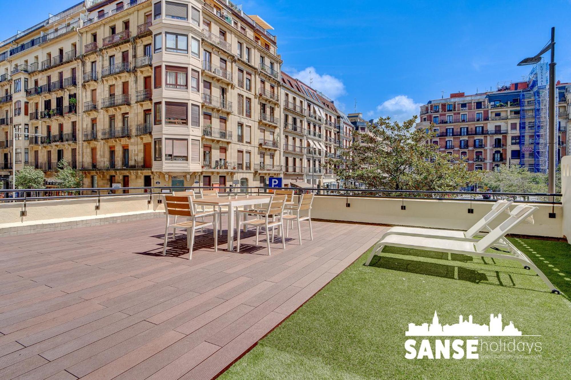 Apartamentos Gran Via By Sanse Holidays San Sebastian Luaran gambar